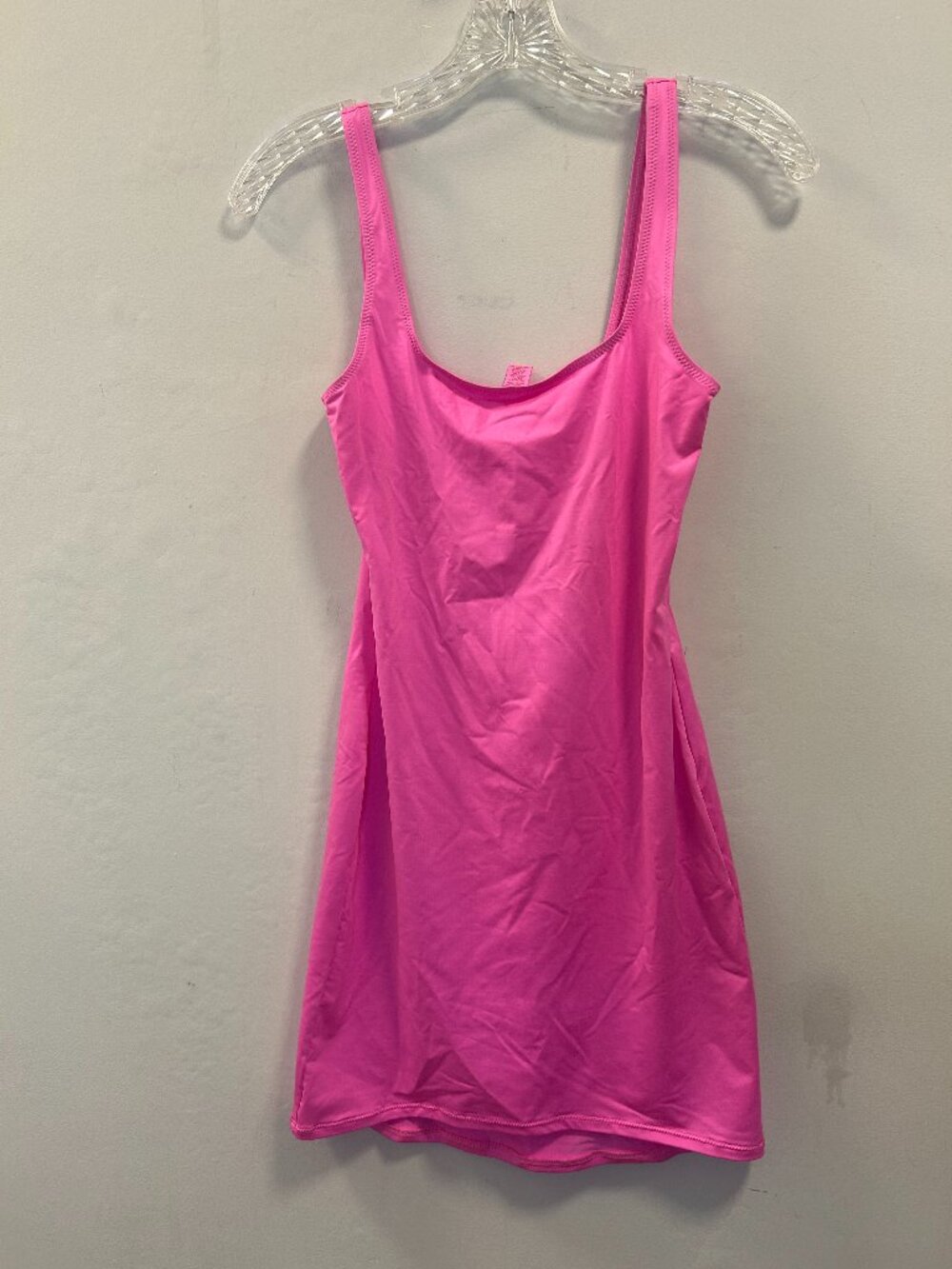 SKIMS Hot Pink Mini Tank Dress